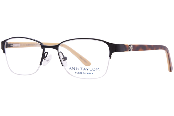  Ann Taylor ATP701 Eyeglasses Women's Petite Semi Rim Rectangle Shape 