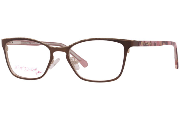  Betsey Johnson Girls Squad Eyeglasses Youth Girl's Full Rim CatEye Optical Frame 