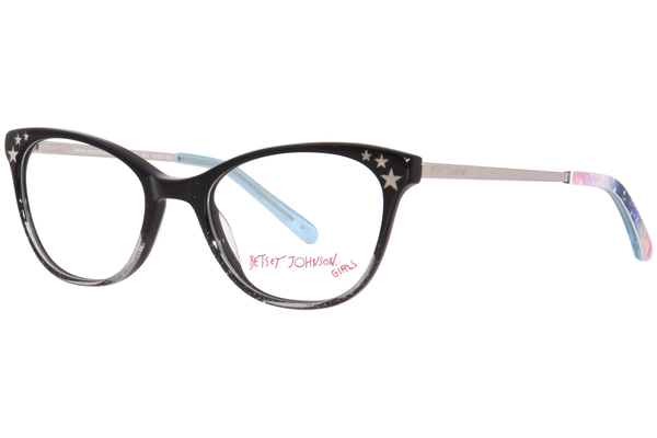  Betsey Johnson You-Go-Girl Eyeglasses Youth Kids Girl's Full Rim Cat Eye 