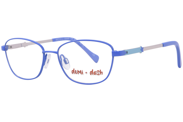  Demi + Dash Dusk Eyeglasses Youth Kids Girl's Full Rim Rectangle Shape 