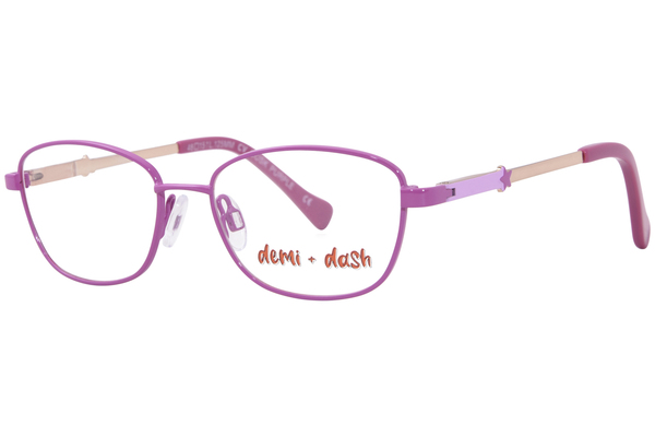 Demi + Dash Dusk Eyeglasses Youth Kids Girl's Full Rim Rectangle Shape