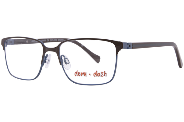  Demi + Dash Explore Eyeglasses Youth Kids Boy's Full Rim Square Shape 