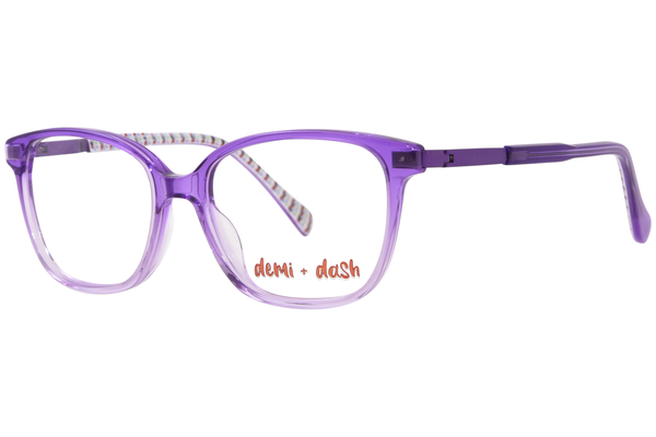 Demi + Dash Unwind Eyeglasses Youth Kids Girl's Full Rim Square Shape