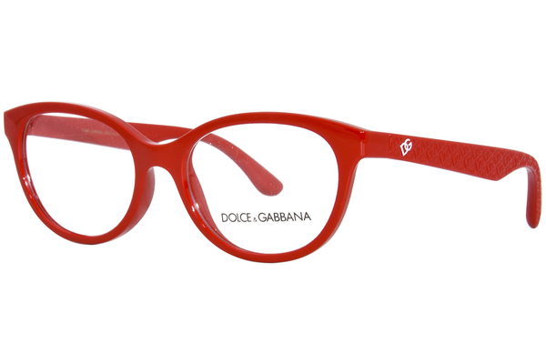 Dolce & Gabbana DX-5096 Eyeglasses Youth Kids Girl's Full Rim Butterfly Shape