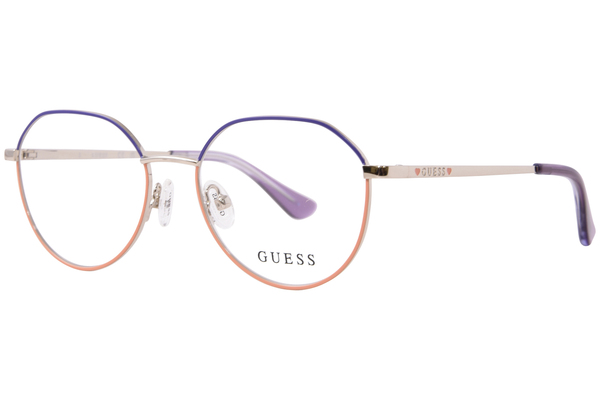 Guess GU9232 Youth Kids Eyeglasses Rimless Round Shape