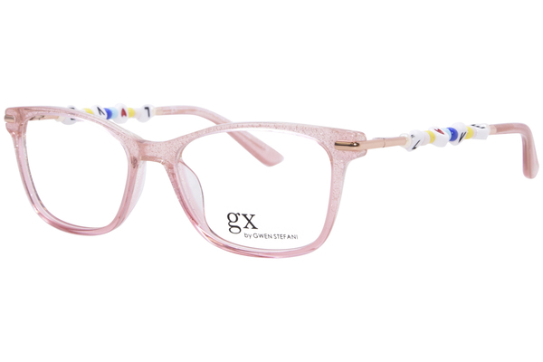  GX By Gwen Stefani GX838 Eyeglasses Youth Kids Girl's Full Rim Rectangle Shape 