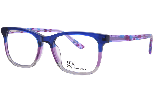  GX By Gwen Stefani GX842 Eyeglasses Youth Kids Girl's Full Rim Rectangle Shape 