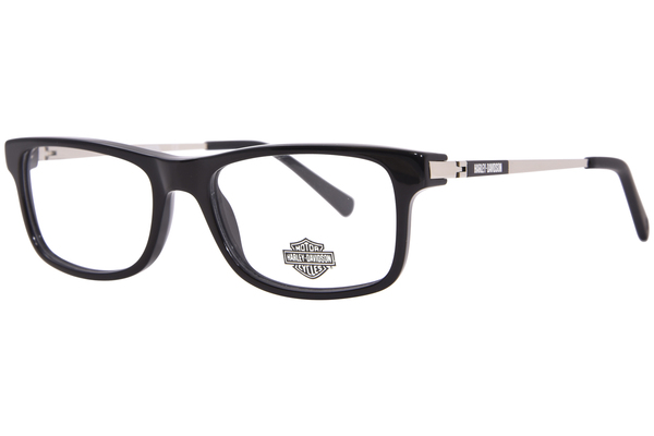 Harley Davidson HD0143T Eyeglasses Youth Kids Full Rim Rectangle Shape