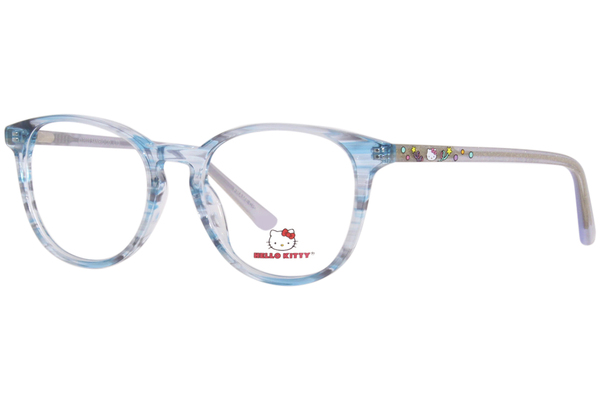  Hello Kitty HK-358 Eyeglasses Youth Girl's Full Rim Oval Shape 