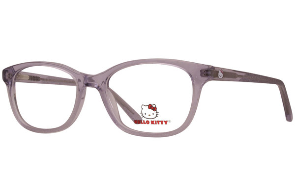 Hello Kitty HK319 Eyeglasses Youth Girl's Full Rim Oval Optical Frame