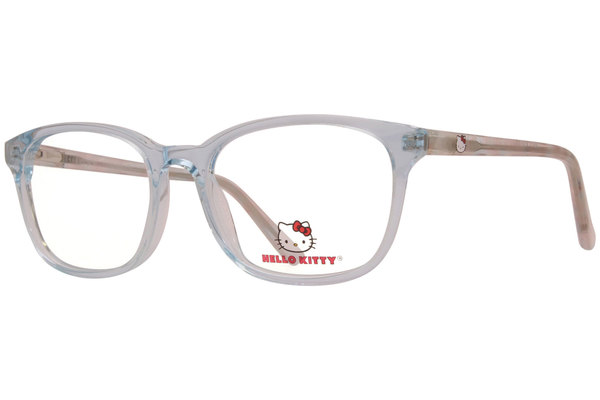  Hello Kitty HK334 Eyeglasses Youth Girl's Full Rim Rectangular Optical Frame 