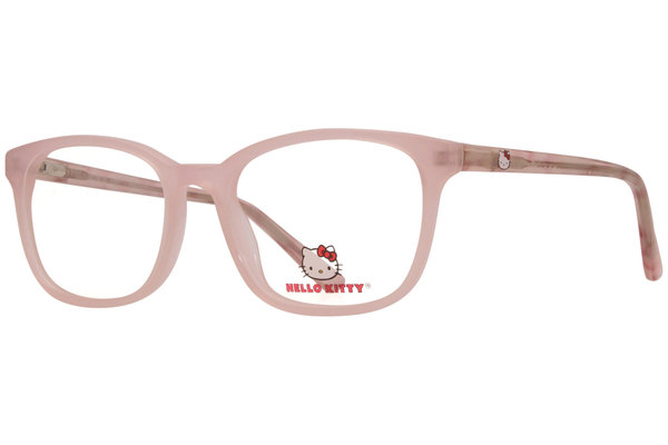 Hello Kitty HK334 Eyeglasses Youth Girl's Full Rim Rectangular Optical Frame