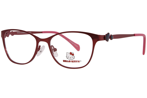  Hello Kitty HK370 Eyeglasses Youth Kids Full Rim Rectangle Shape 