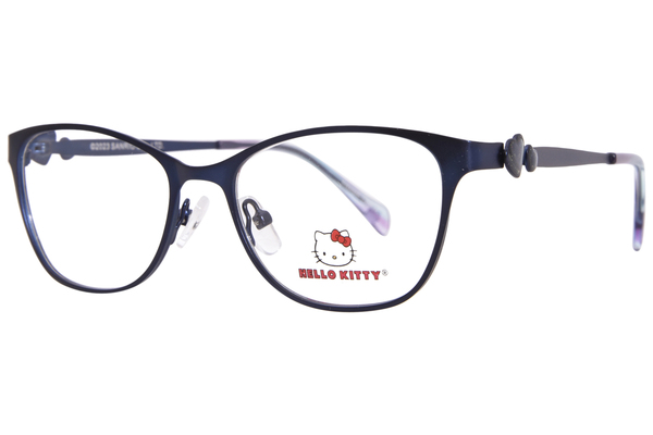  Hello Kitty HK370 Eyeglasses Youth Kids Full Rim Rectangle Shape 