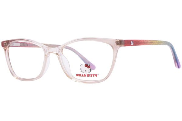 Hello Kitty HK373 Eyeglasses Youth Kids Girl's Full Rim Rectangle Shape