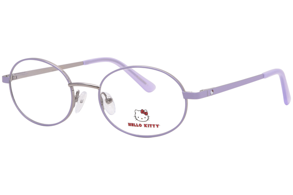 Hello Kitty HK385 Eyeglasses Youth Kids Girl's Full Rim Oval Shape