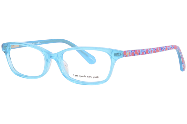  Kate Spade Abbeville Eyeglasses Youth Girl's Full Rim Rectangle Shape 