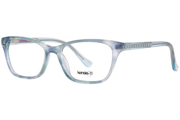  Kensie Rebellious Eyeglasses Youth Girl's Full Rim Square Shape 