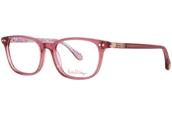 Lilly Pulitzer Aubra Mini Eyeglasses Youth Girl's Full Rim Rectangle Shape