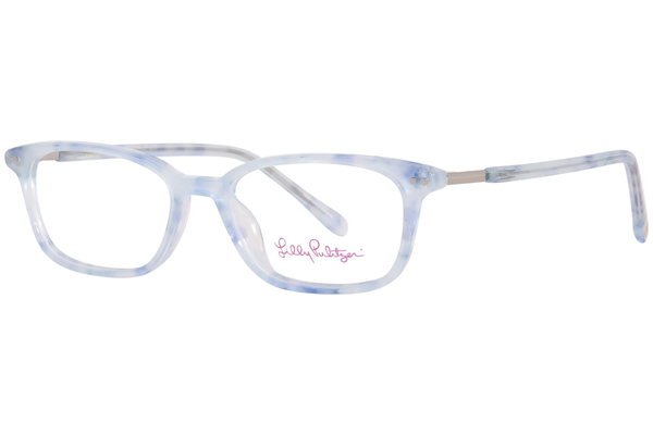  Lilly Pulitzer Gabbi Mini Eyeglasses Youth Girl's Full Rim Rectangle Shape 