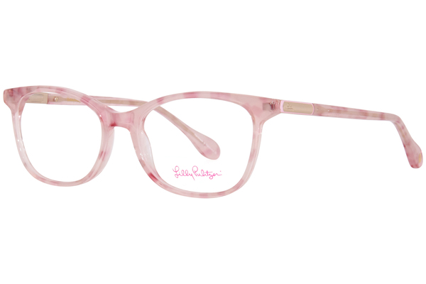  Lilly Pulitzer Galena Mini Eyeglasses Youth Girl's Full Rim Rectangle Shape 