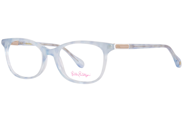  Lilly Pulitzer Galena Mini Eyeglasses Youth Girl's Full Rim Rectangle Shape 