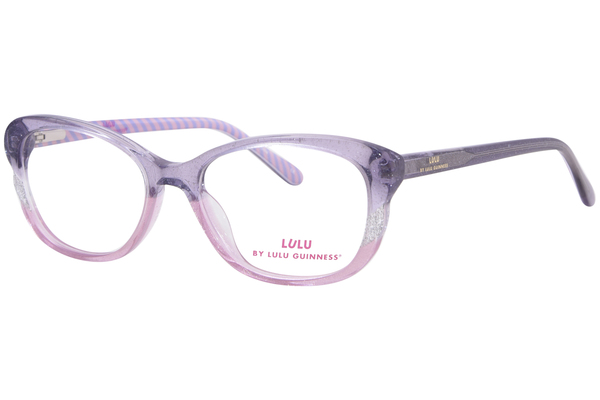 Lulu By Lulu Guinness LK049 Eyeglasses Youth Kids Girl's Full Rim Oval Shape