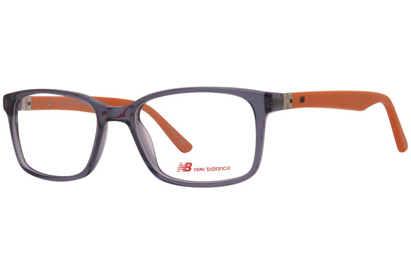  New Balance Kids NBK143 Eyeglasses Youth Boys Full Rim Square Optical Frame 