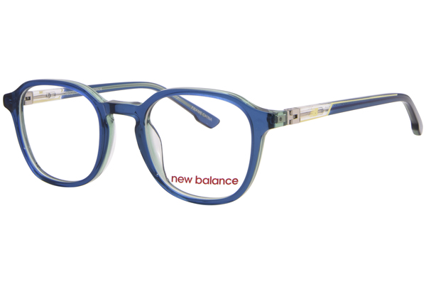  New Balance NBK175 Eyeglasses Youth Kids Boy's Full Rim Rectangle Shape 