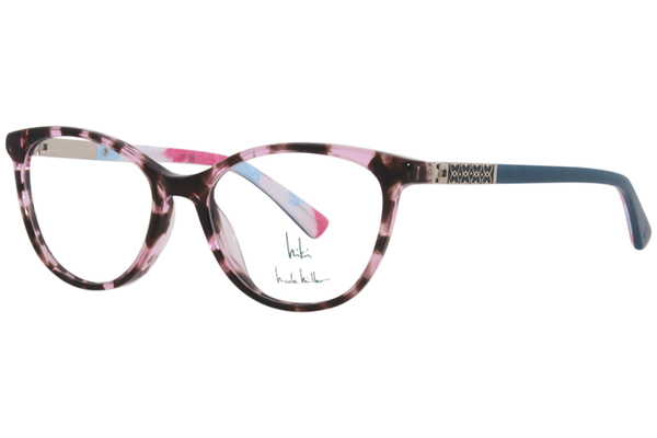  Nicole Miller Amory Eyeglasses Youth Girl's Full Rim Cat Eye 