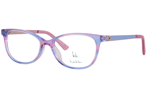  Nicole Miller Layla Eyeglasses Youth Girl's Full Rim Square Shape 