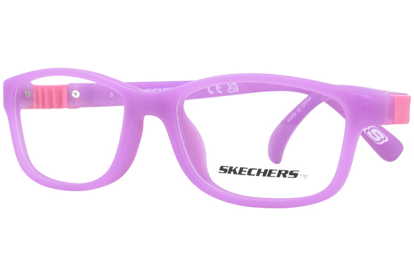 Skechers SE1672 Eyeglasses Youth Kids Full Rim Rectangle Shape