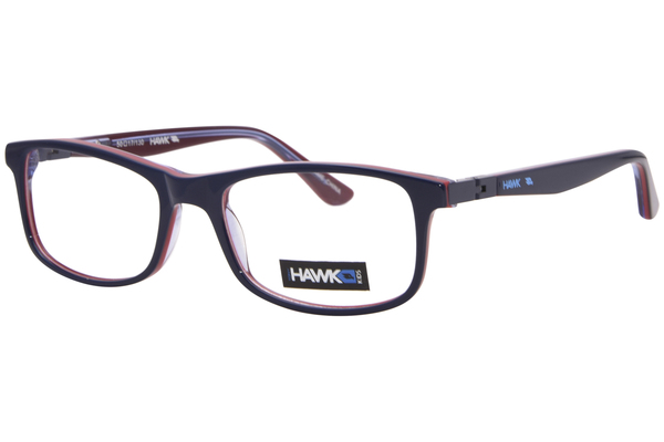 Tony Hawk THK075 Eyeglasses Youth Kids Boy's Full Rim Rectangle Shape