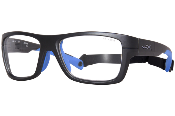 Wiley X Crush Eyeglasses Youth Boy's Full Rim Square Shape