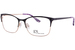 GX By Gwen Stefani GX843 Eyeglasses Youth Kids Girl's Full Rim Rectangle Shape