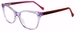 Lucky Brand VLBD729 Eyeglasses Youth Kids Girl's Full Rim Cat Eye