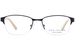 Ann Taylor ATP701 Eyeglasses Women's Petite Semi Rim Rectangle Shape