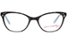 Betsey Johnson You-Go-Girl Eyeglasses Youth Kids Girl's Full Rim Cat Eye