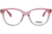 Chloe CC0021O Eyeglasses Youth Kids Full Rim Oval Shape