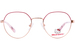 Hello Kitty HK374 Eyeglasses Youth Kids Girl's Full Rim Oval Shape