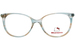 Hello Kitty HK383 Eyeglasses Youth Kids Girl's Full Rim Round Shape