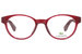 Lacoste L3628 Eyeglasses Youth Girl's Full Rim Round Optical Frame