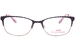 Lulu By Lulu Guinness LK047 Eyeglasses Youth Kids Girls Full Rim Rectangle Shape