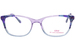 Lulu By Lulu Guinness LK048 Eyeglasses Youth Kids Girls Full Rim Rectangle Shape