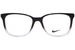 Nike 5054 Eyeglasses Youth Kids Girl's Full Rim Square Shape