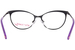 Betsey Johnson Star-Power Eyeglasses Youth Kids Girl's Full Rim Cat Eye