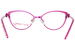 Betsey Johnson Tada Eyeglasses Youth Kids Girl's Full Rim Cat Eye