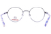 Hello Kitty HK374 Eyeglasses Youth Kids Girl's Full Rim Oval Shape