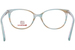 Hello Kitty HK383 Eyeglasses Youth Kids Girl's Full Rim Round Shape